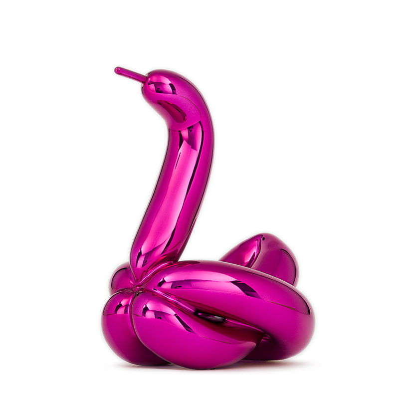 Balloon Swan (Magenta)