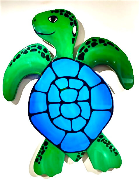 Large Blue Turtle