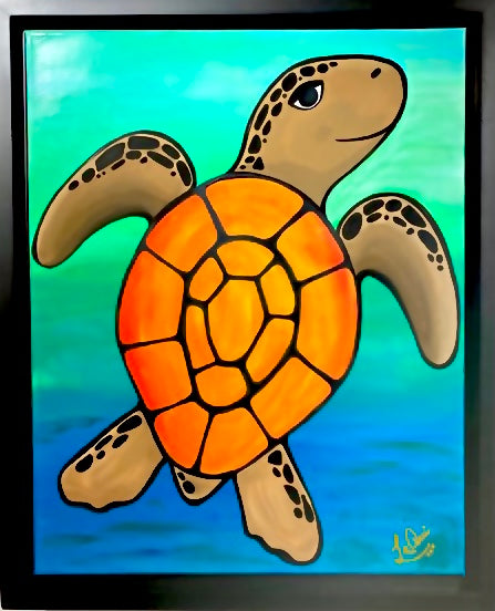 Orange Turtle