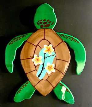 Turtle with Flowers