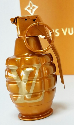 Designer Gold Art Grenade