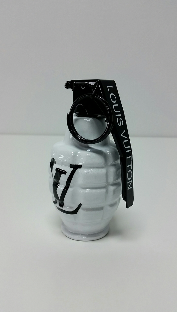 Luxury White Art Grenade