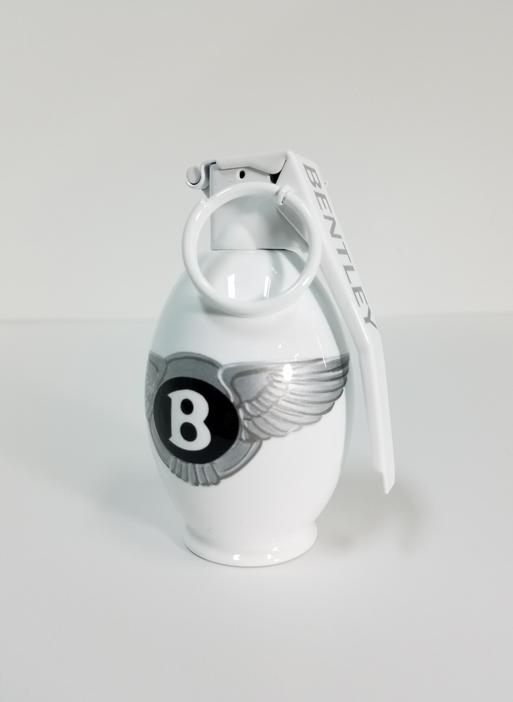 Exotic Car White Art Grenade