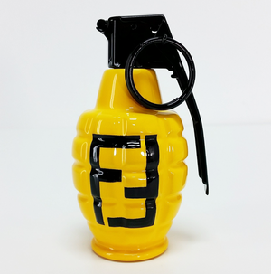 Designer Yellow Art Grenade