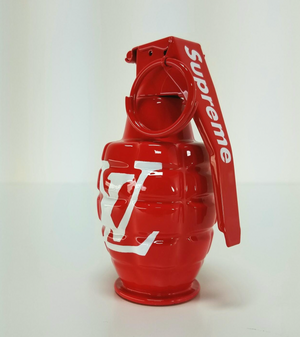 Designer Red Art Grenade