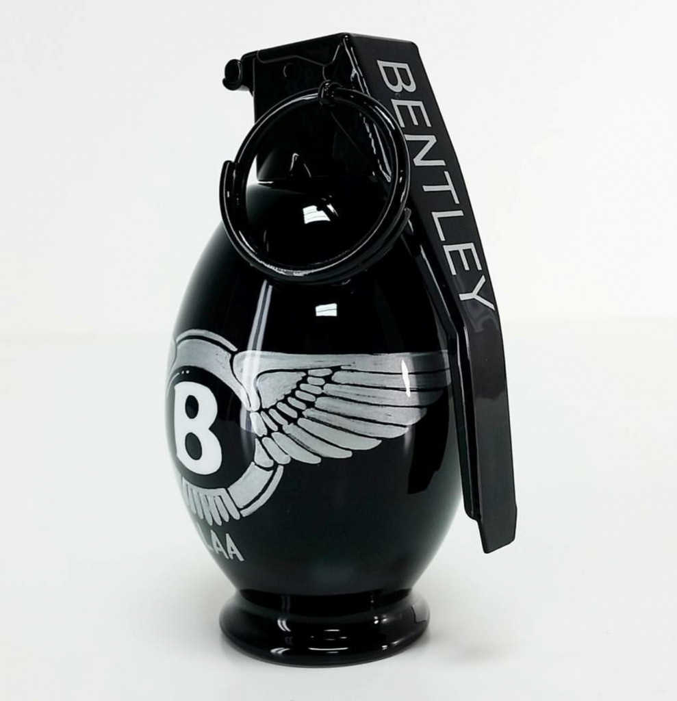 Exotic Car Black Art Grenade